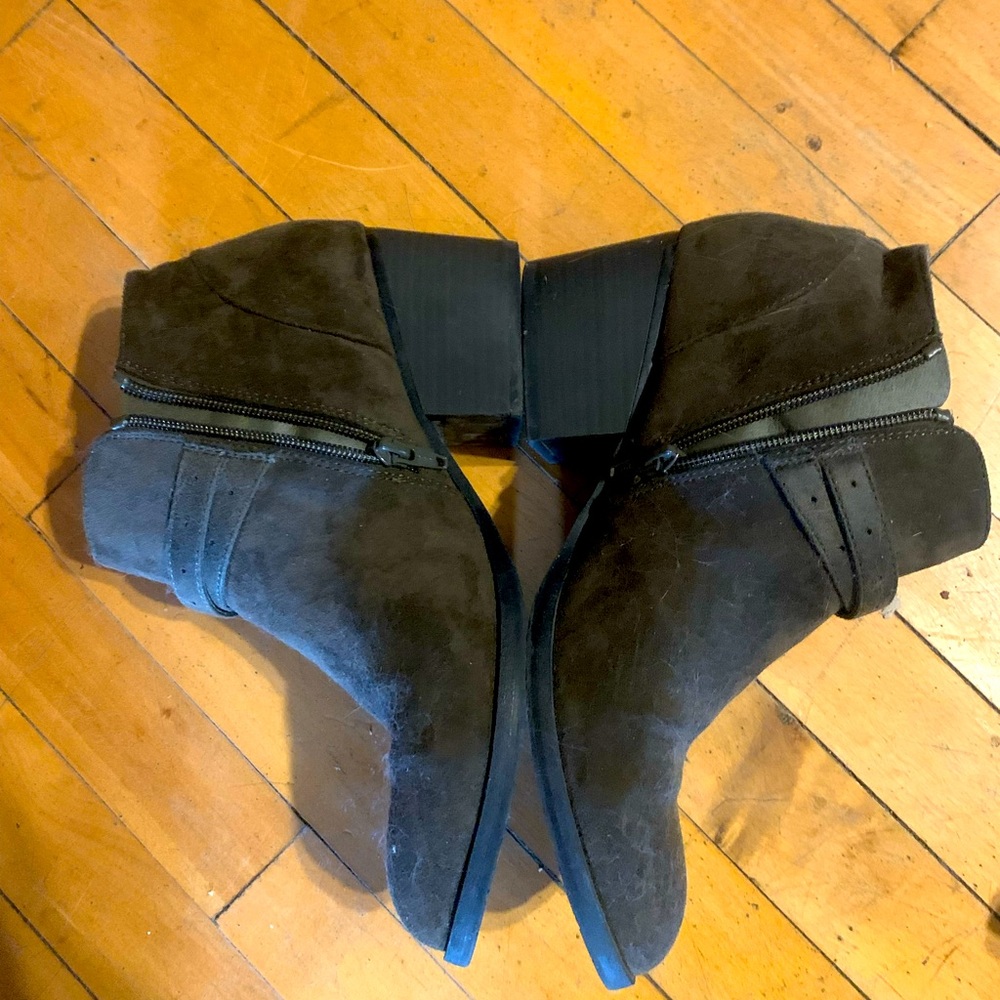 Dark green booties size 9